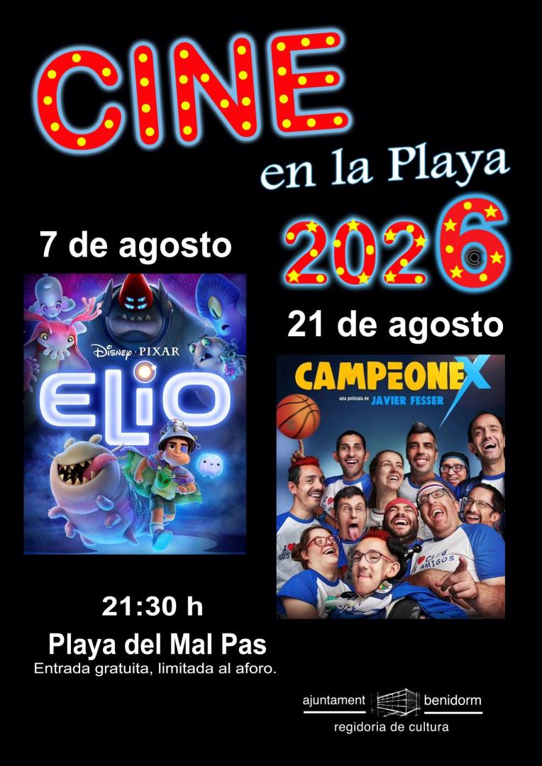 CINE EN LA PLAYA
